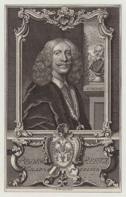 Peder Reedtz, politico e ambasciatore danese da Johann Martin Bernigeroth