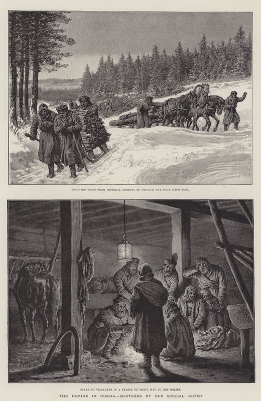 La carestia in Russia da Johann Nepomuk Schonberg
