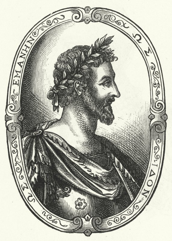 Pierre Ronsard, poeta francese (incisione) da Johann Theodor de Bry