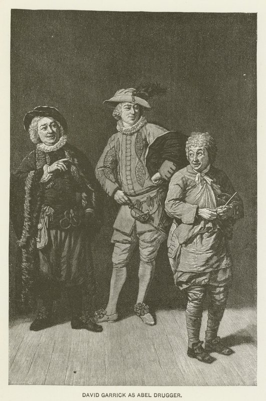David Garrick come Abel Drugger da Johan Joseph Zoffany