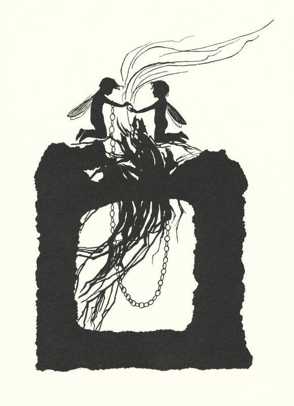 Silhouette di Johanna Beckmann (litografia) da Johanna Beckmann