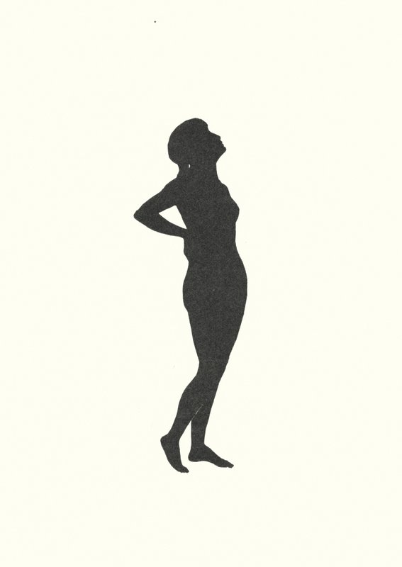 Silhouette di Johanna Beckmann (litografia) da Johanna Beckmann