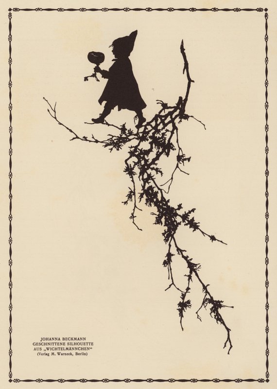 Silhouette di un folletto da Johanna Beckmann
