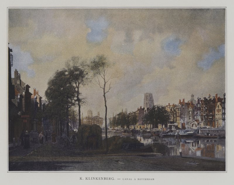 Canale a Rotterdam da Johannes Karel Christian Klinkenberg