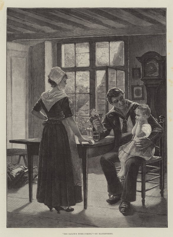 Il ritorno a casa del marinaio da Johannes Karel Christian Klinkenberg