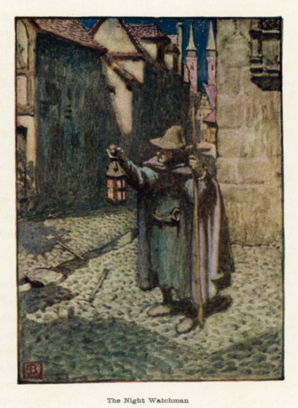 Il guardiano notturno da John Byam Liston Shaw