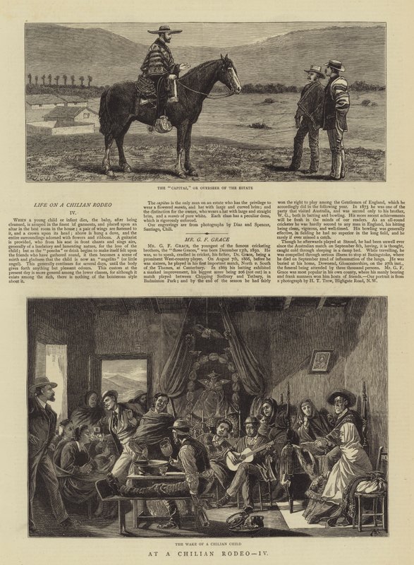 A un rodeo cileno, IV da John Charles Dollman