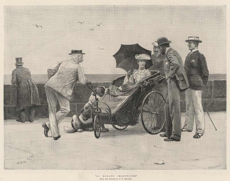 Il malato immaginario da John Charles Dollman