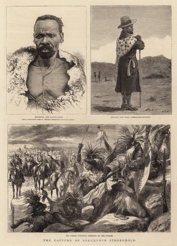 La Cattura della Fortezza di Sekukuni da John Charles Dollman