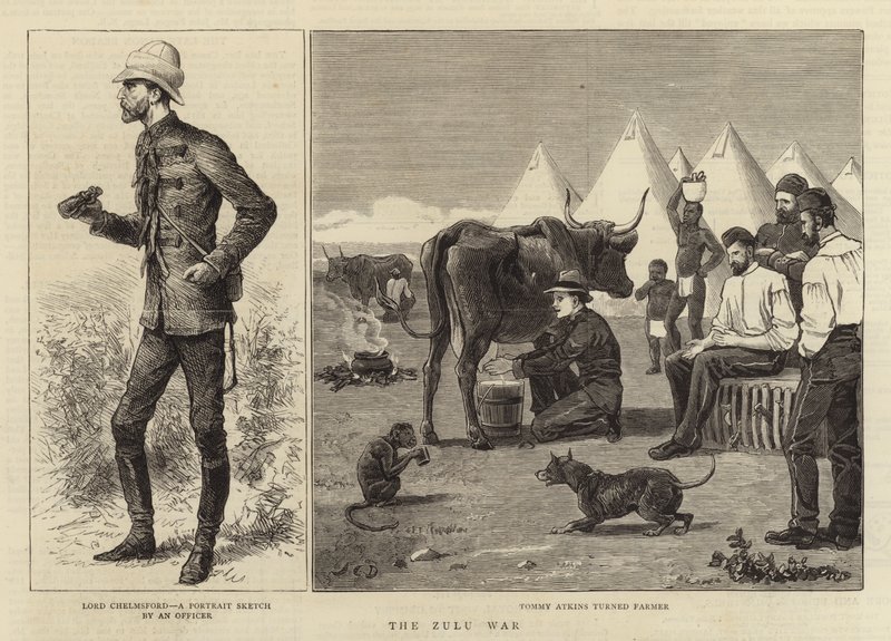 La guerra Zulu da John Charles Dollman