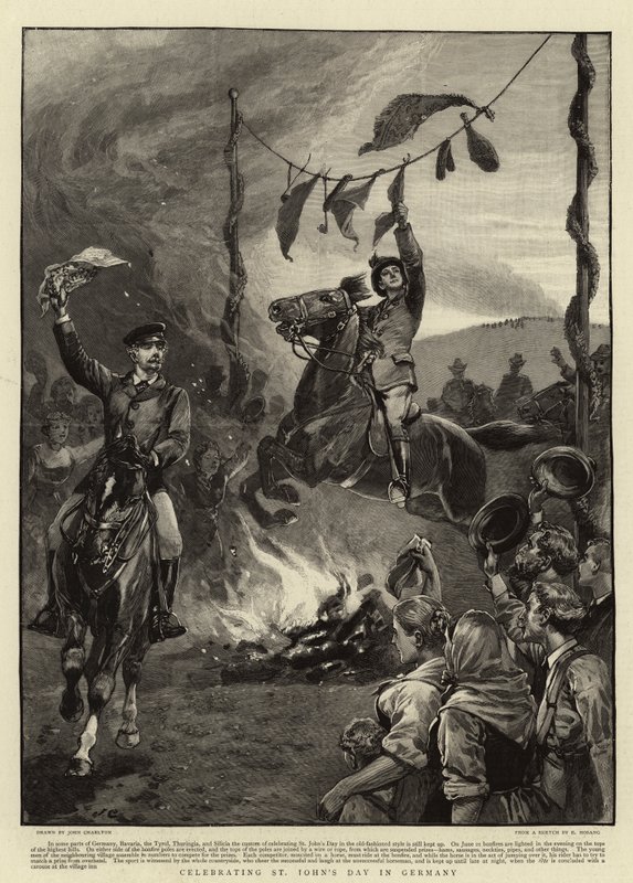 Celebrazione del Giorno di San Giovanni in Germania da John Charlton