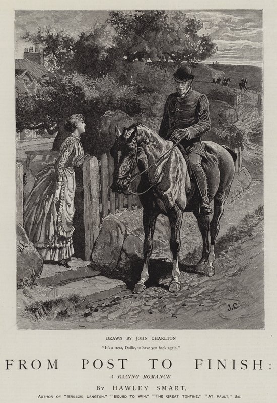 Da Post a Finish, un romanzo di corse da John Charlton