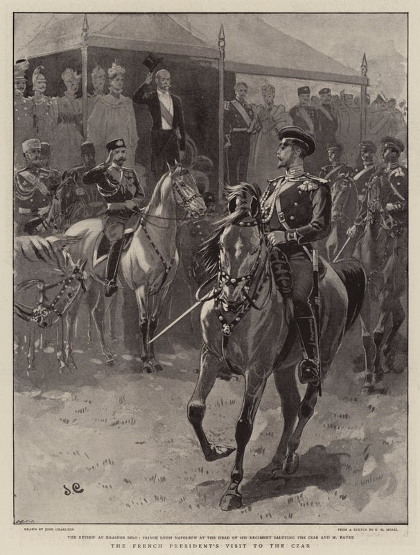 La visita del presidente francese allo zar da John Charlton