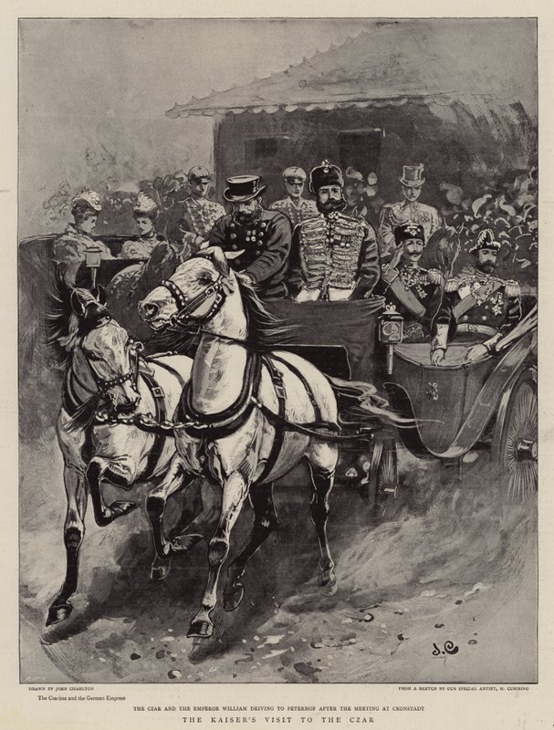 La visita del Kaiser allo Zar da John Charlton