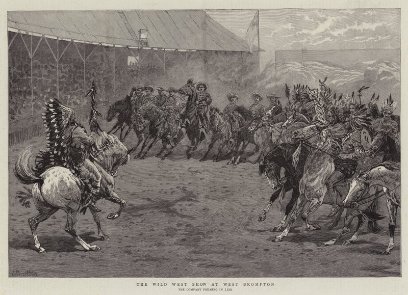 Lo spettacolo del selvaggio West a West Brompton da John Charlton