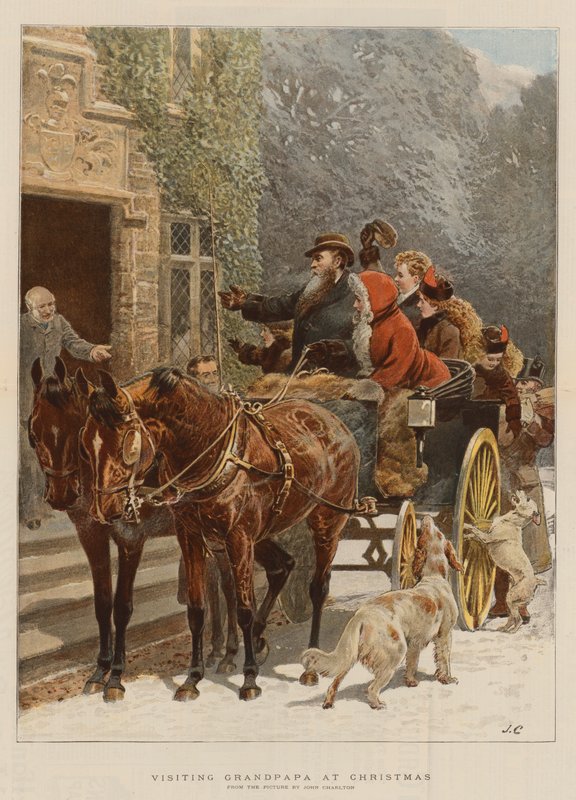Visita al nonno a Natale da John Charlton