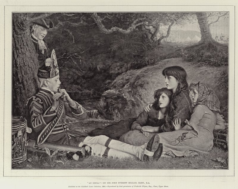 Un Idillio da John Everett Millais
