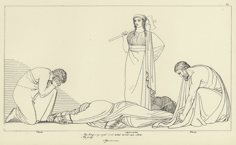 Agamennone da John Flaxman