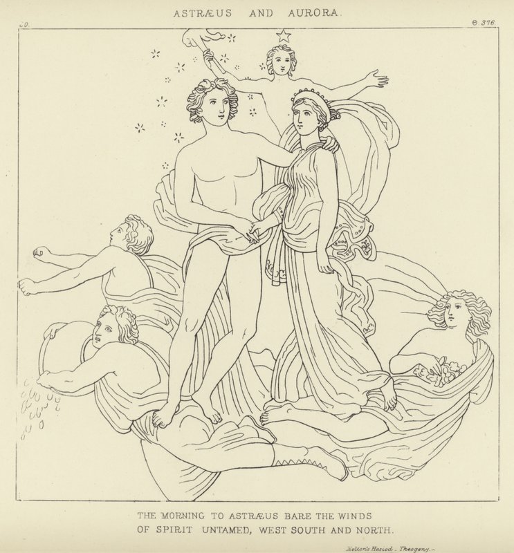 Astraeus e Aurora da John Flaxman