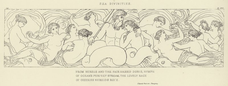 Divinità marine da John Flaxman