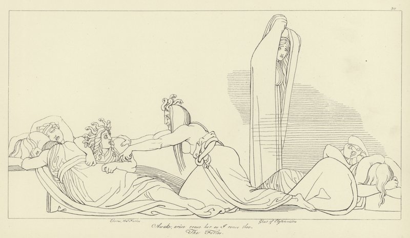 Le Furie da John Flaxman