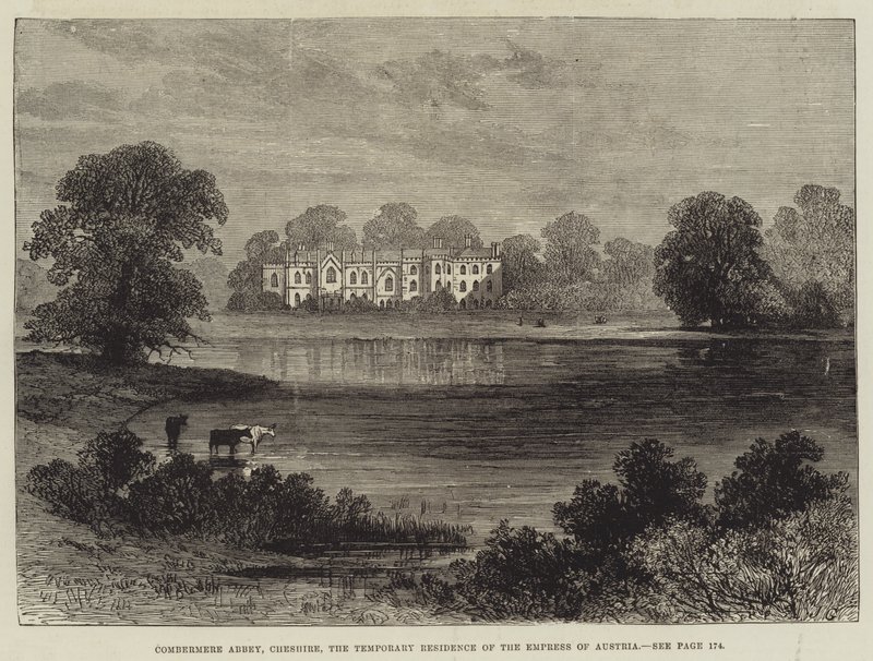 Abbazia di Combermere, Cheshire, la residenza temporanea dell