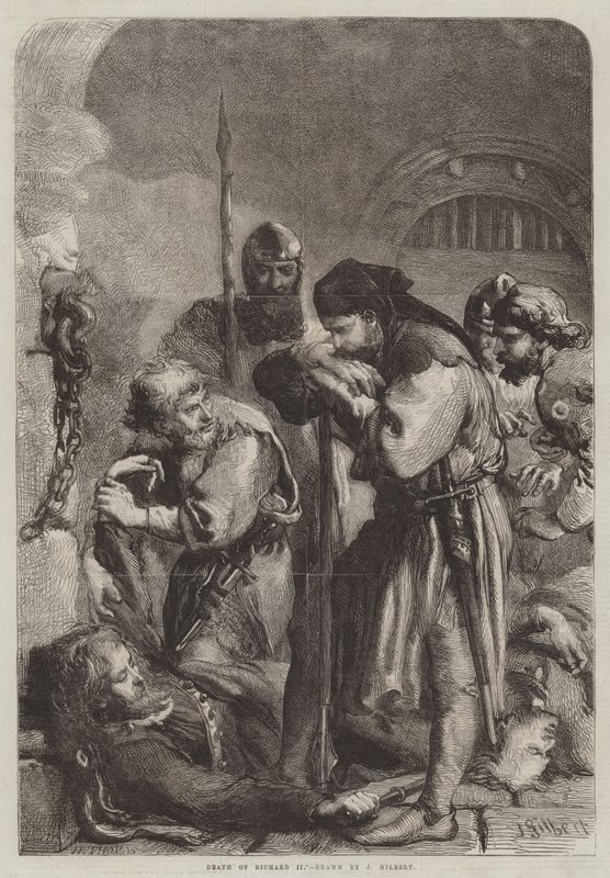 Morte di Riccardo II da John Gilbert