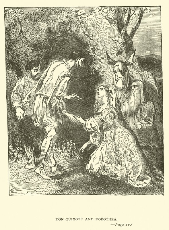 Don Chisciotte e Dorotea da John Gilbert