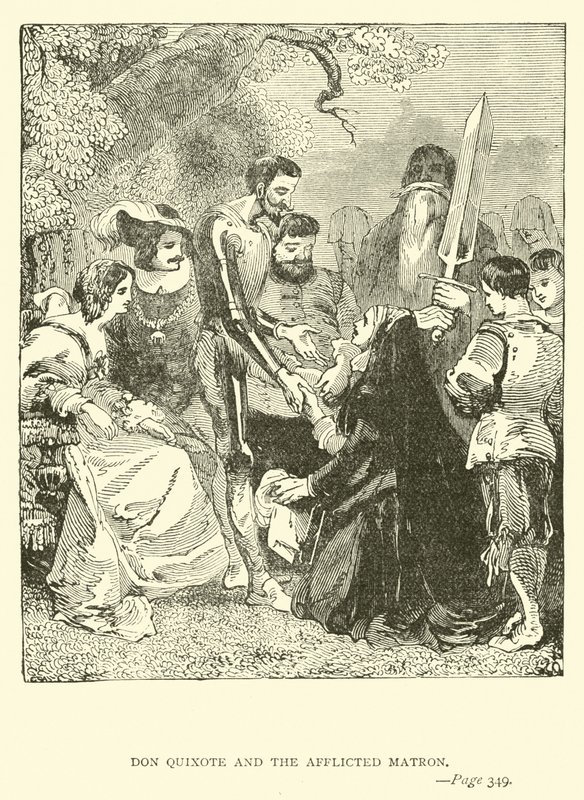 Don Chisciotte e la Matrona Afflitta da John Gilbert