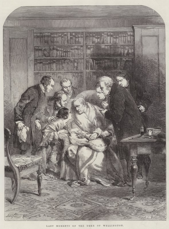 Ultimi momenti del Duca di Wellington da John Gilbert