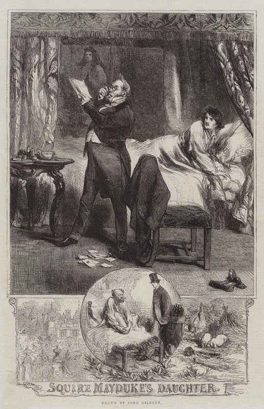 La figlia di Squire Mayduke da John Gilbert