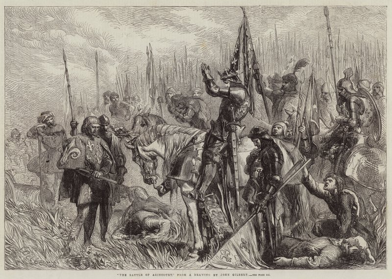 La battaglia di Agincourt da John Gilbert