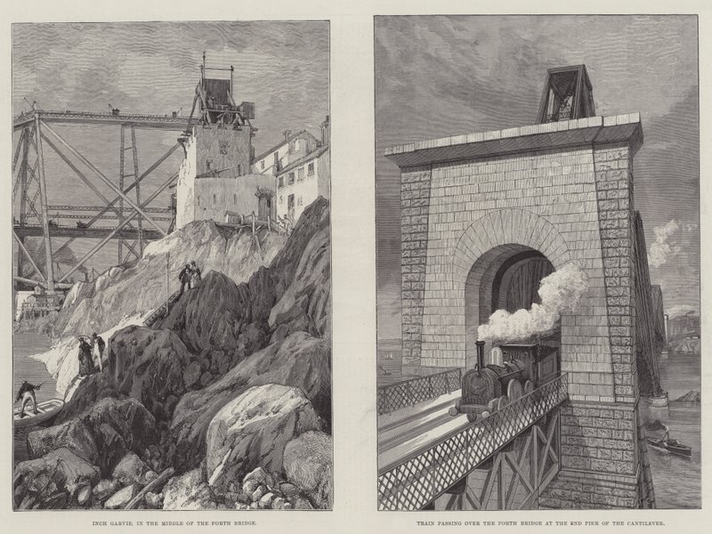 Il ponte di Forth da John Gilbert