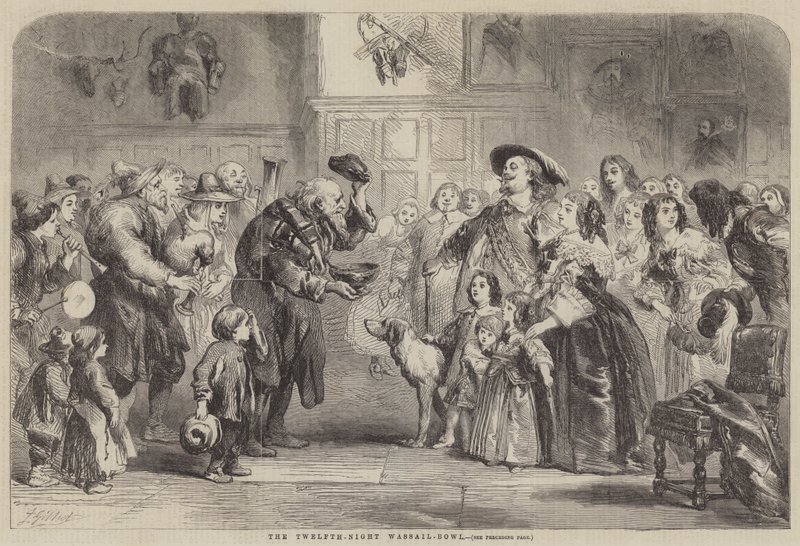 La Coppa di Wassail della Dodicesima Notte da John Gilbert