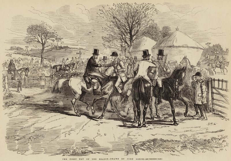 Il primo giorno della stagione da John Leech