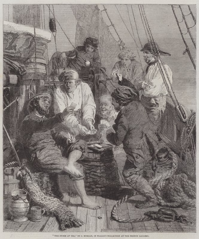 La tempesta in mare da John Morgan