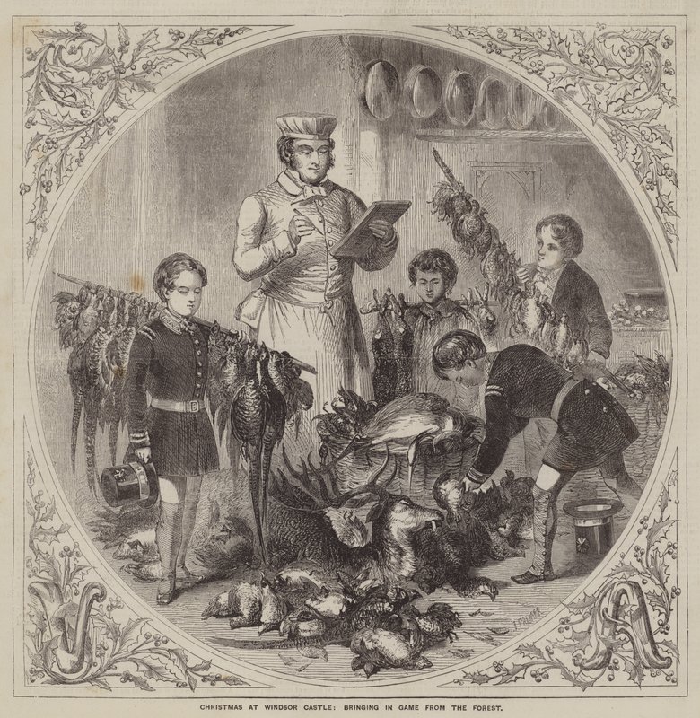 Natale al Castello di Windsor, portando selvaggina dalla foresta da John Palmer