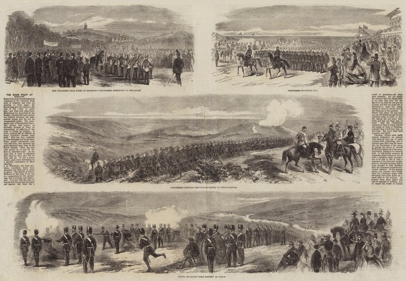 La finta battaglia a Brighton da John Palmer