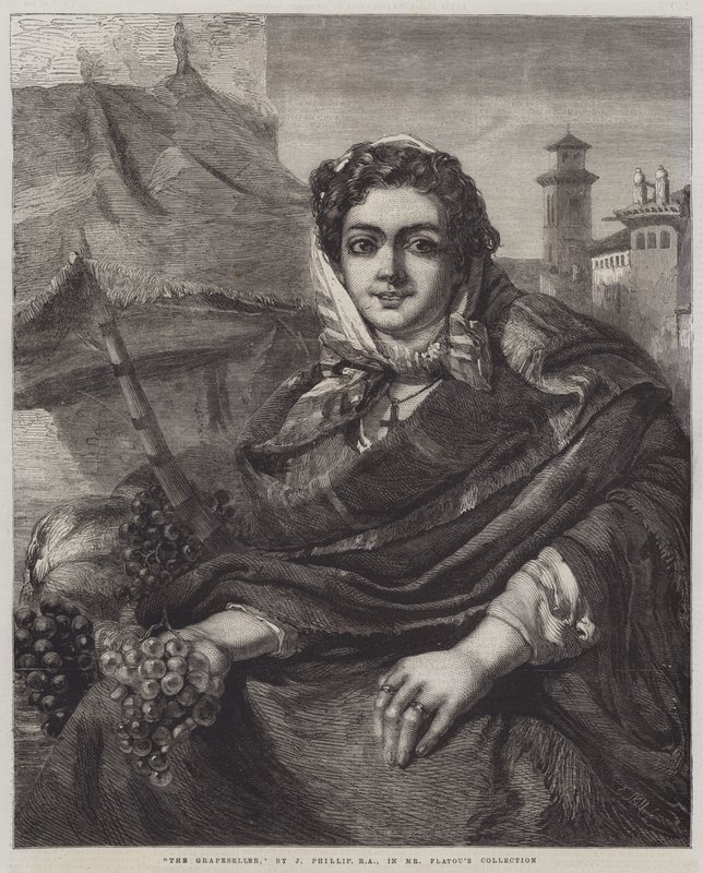 Il venditore di uva da John Phillip