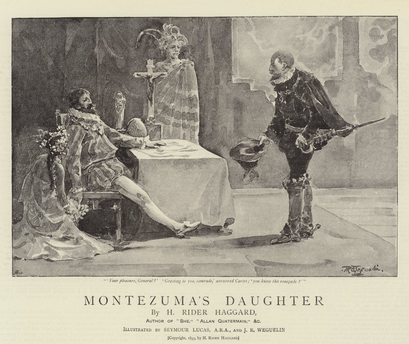 La figlia di Montezuma da John Seymour Lucas