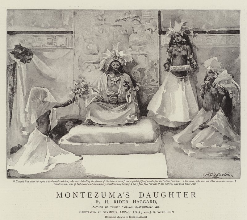 La figlia di Montezuma da John Seymour Lucas