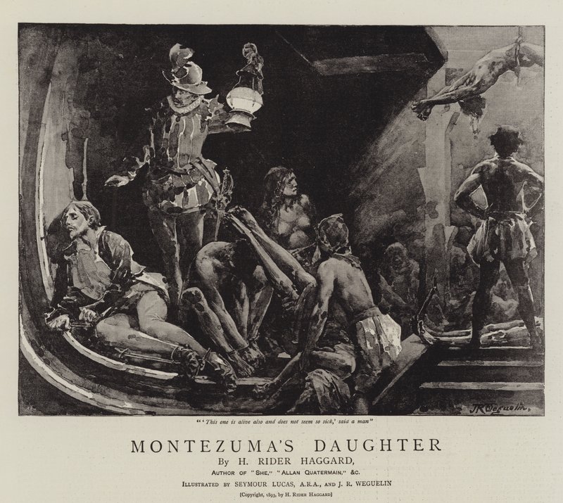 La figlia di Montezuma da John Seymour Lucas