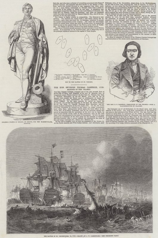 La battaglia di San Vincenzo da John Wilson Carmichael