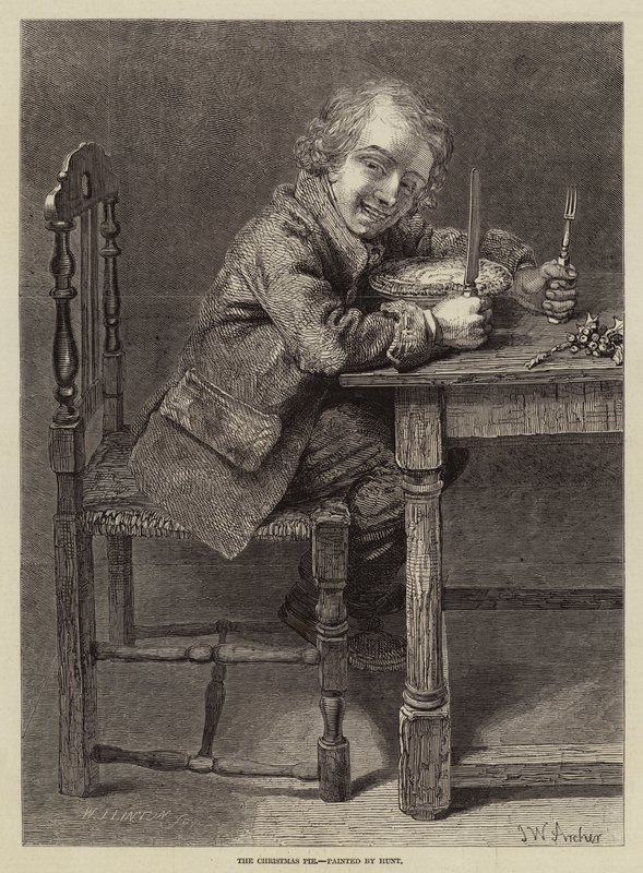 La torta di Natale da John Wykeham Archer