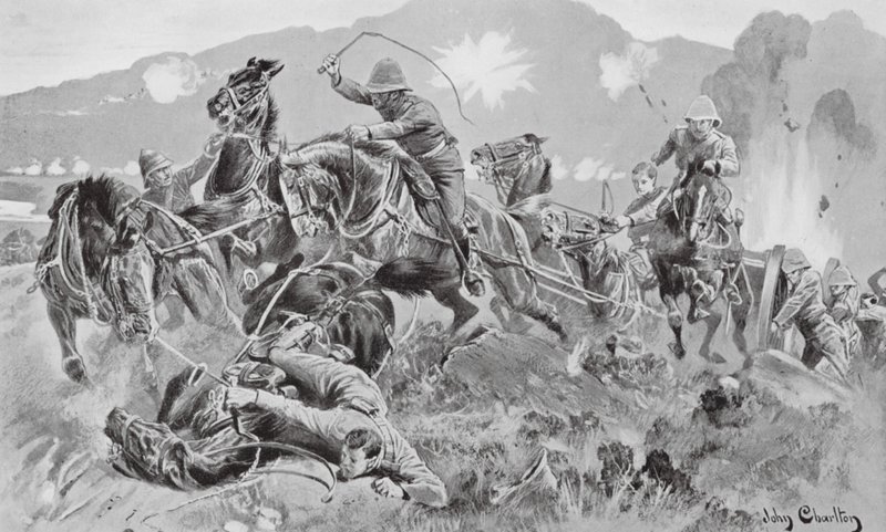 Salvataggio dei Cannoni al Tugela da John (after) Charlton