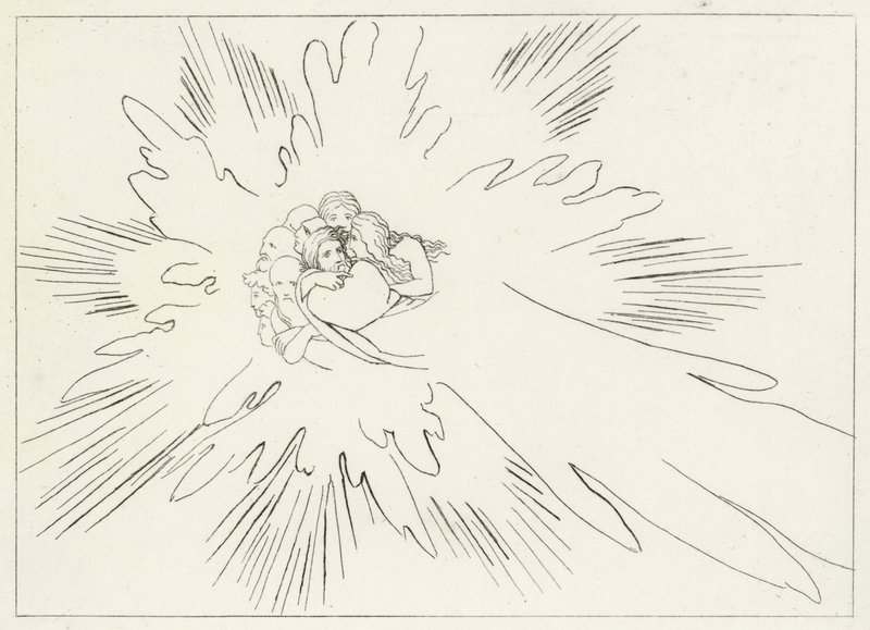 San Pietro, Paradiso, Canto 24 da John (after) Flaxman
