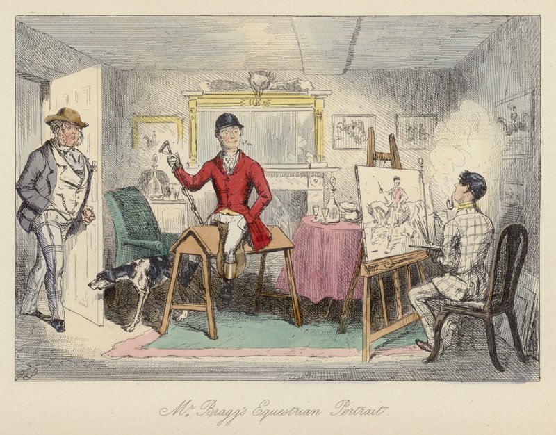 Illustrazione di John Leech per Mr Sponge
