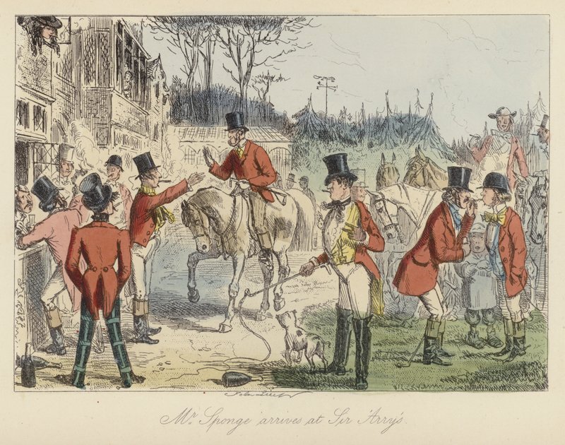 Illustrazione di John Leech per Mr Sponge