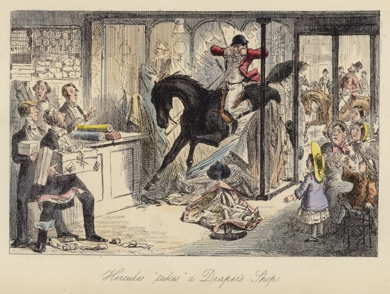 Illustrazione di John Leech per Mr Sponge