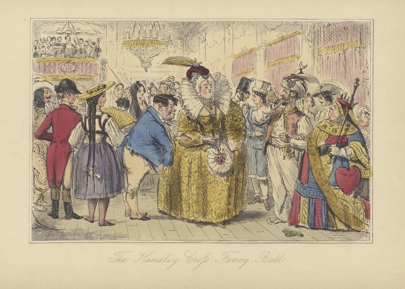 Il ballo in maschera di Handley Cross da John (after) Leech